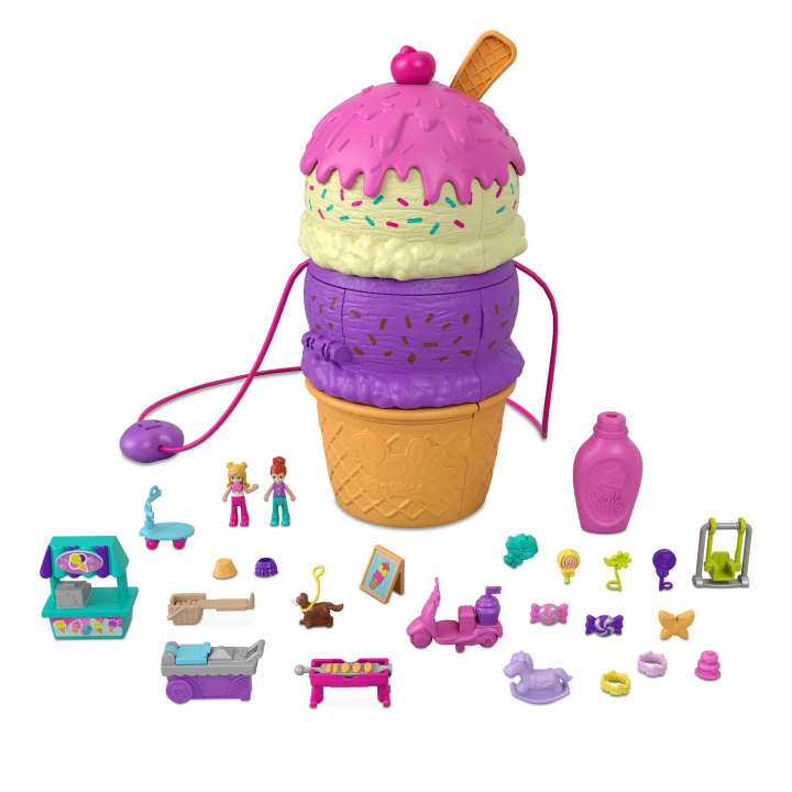 Polly Pocket Dolls And Accessories, Micro Playground Compact, Spin ‘n Surprise Polly Pocket Dolls And Accessories, Micro Playground Compact, Spin ‘n Surprise