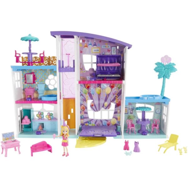 Polly Pocket Poppin' Party Pad Is A Transforming Playhouse!
