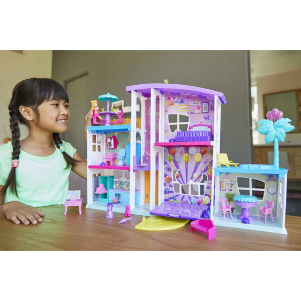 Polly Pocket Poppin' Party Pad Is A Transforming Playhouse!