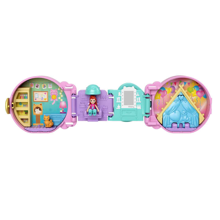Polly Pocket Pajama Party Sleepy Pets Compact Polly Pocket Pajama Party Sleepy Pets Compact