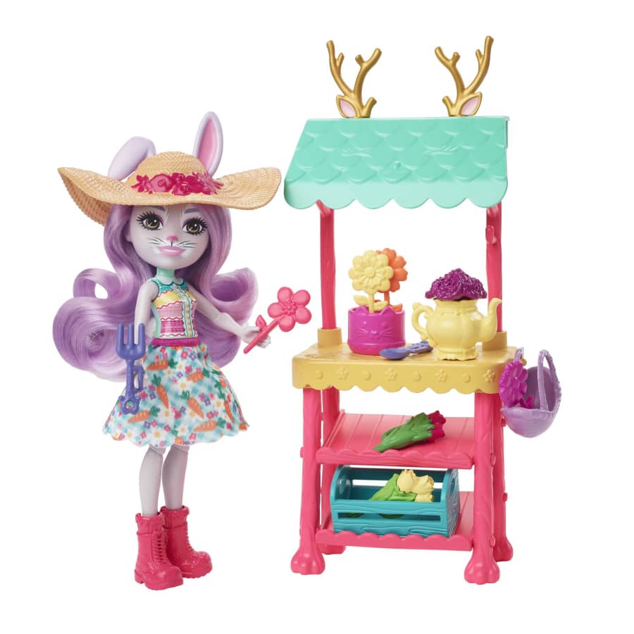 Enchantimals City Tails Bunny Farms Market 35+ Piece Playset & Accessories Enchantimals City Tails Bunny Farms Market 35+ Piece Playset & Accessories