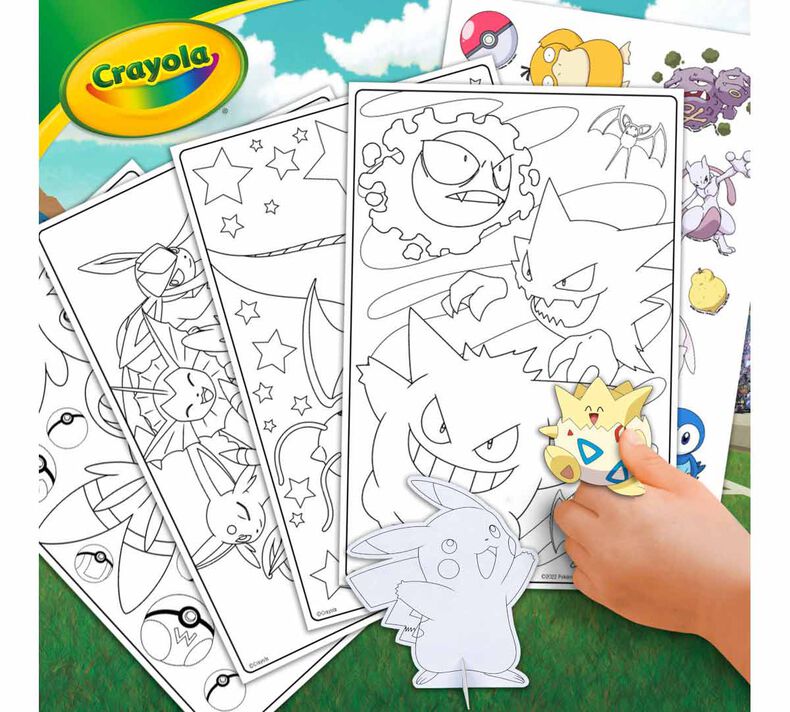 Pokémon Create & Color Coloring Art Case, Pikachu Pokémon Create & Color Coloring Art Case, Pikachu