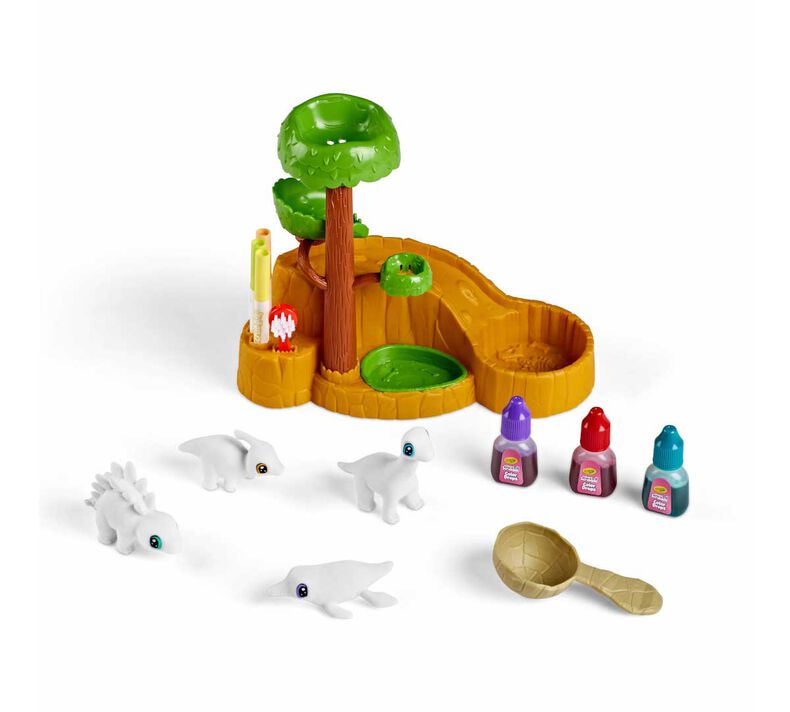 Scribble Scrubbie Pets Dinosaur Waterslide Playset Scribble Scrubbie Pets Dinosaur Waterslide Playset