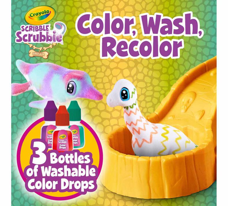 Scribble Scrubbie Pets Dinosaur Waterslide Playset Scribble Scrubbie Pets Dinosaur Waterslide Playset