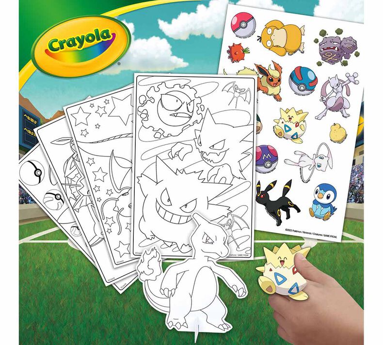 Pokémon Create & Color Coloring Art Case, Charmander Pokémon Create & Color Coloring Art Case, Charmander