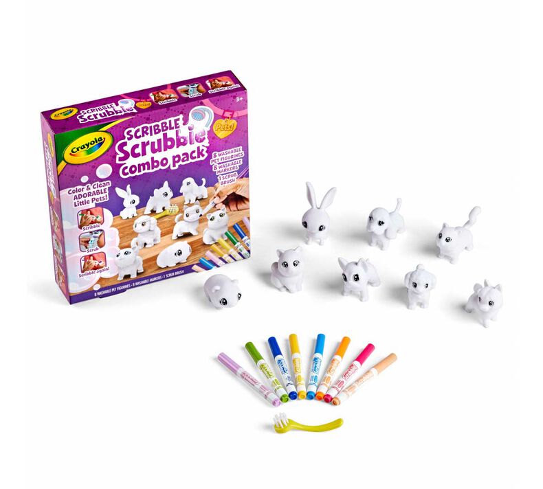 Crayola Scribble Scrubbie Pets Combo Pack Crayola Scribble Scrubbie Pets Combo Pack