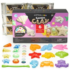 Kids Sandy Clay Sand Castle - 6 Pack