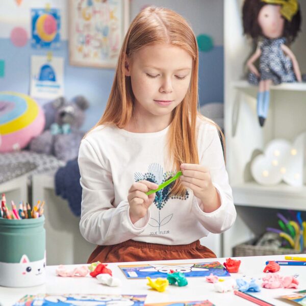 Kids Clay By Numbers Kit, Sea Life