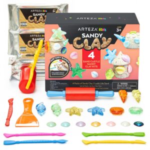 Kids Sandy Clay Sand Castle - 4 Pack