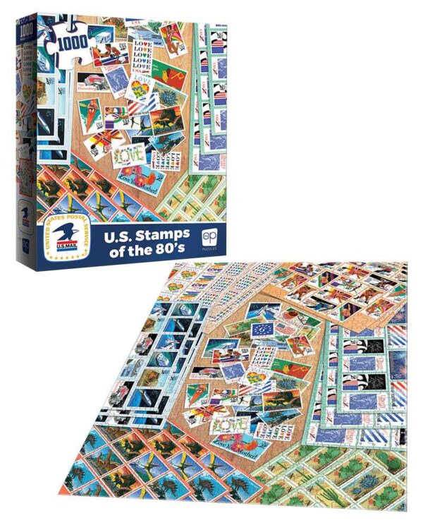 USPS "U.S. Stamps of the 80's" 1000 Piece Puzzle