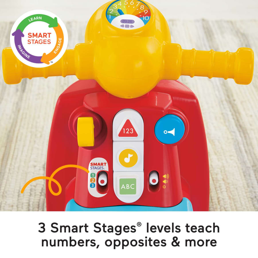 Laugh & Learn Smart Stages Scooter Ride-On Toddler Toy Laugh & Learn Smart Stages Scooter Ride-On Toddler Toy