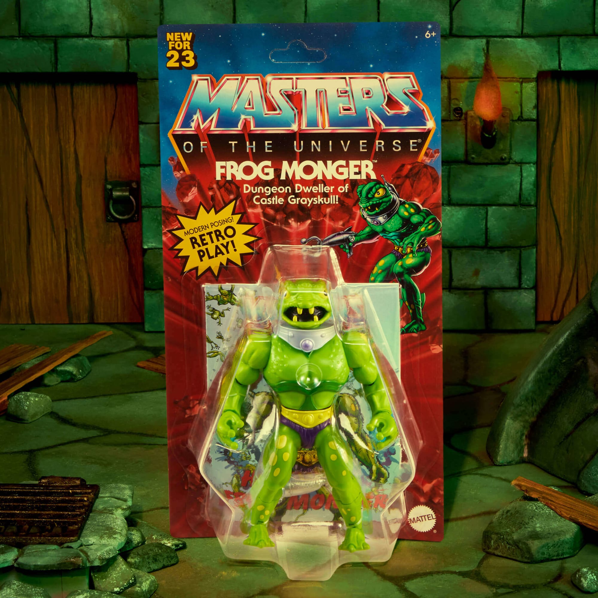 Masters of the Universe Origins Frog Monger Figure Masters of the Universe Origins Frog Monger Figure
