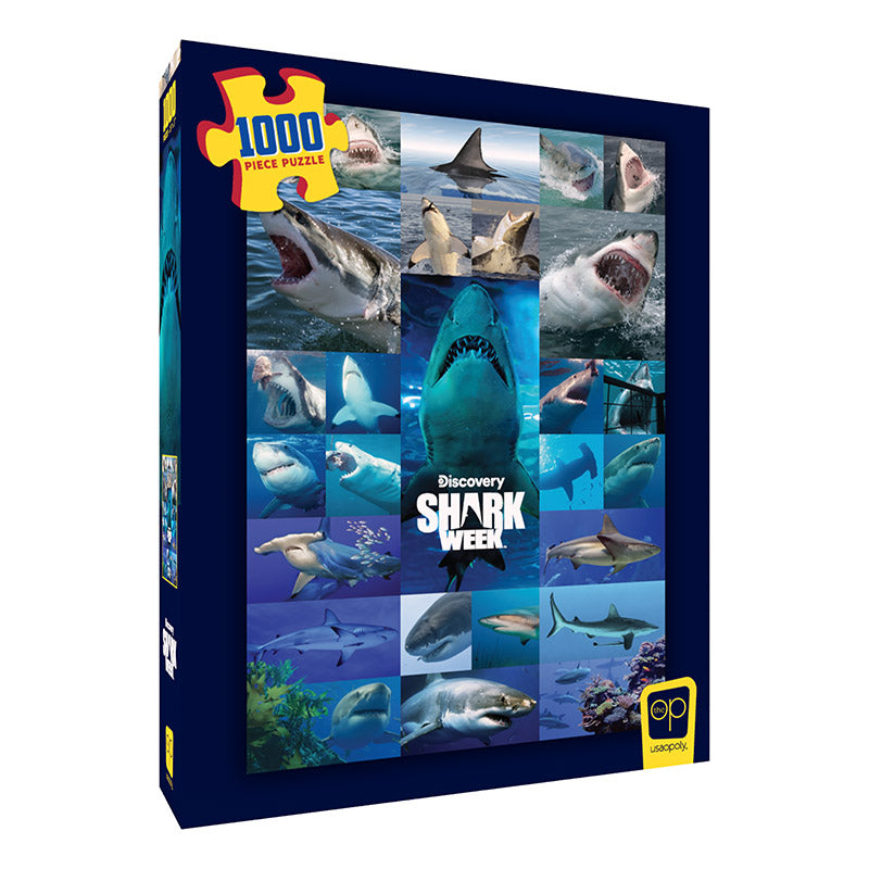 p20-1 Shark Week "Shiver of Sharks" 1000 Piece Puzzle