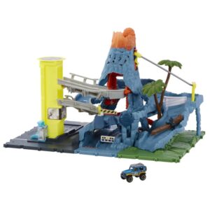 Matchbox Action Drivers Volcano Escape Playset With Lights & Sounds