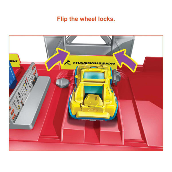 Matchbox Super Service Center Playset With 1 Die-Cast Car T For Kids 3 Years Old & Up