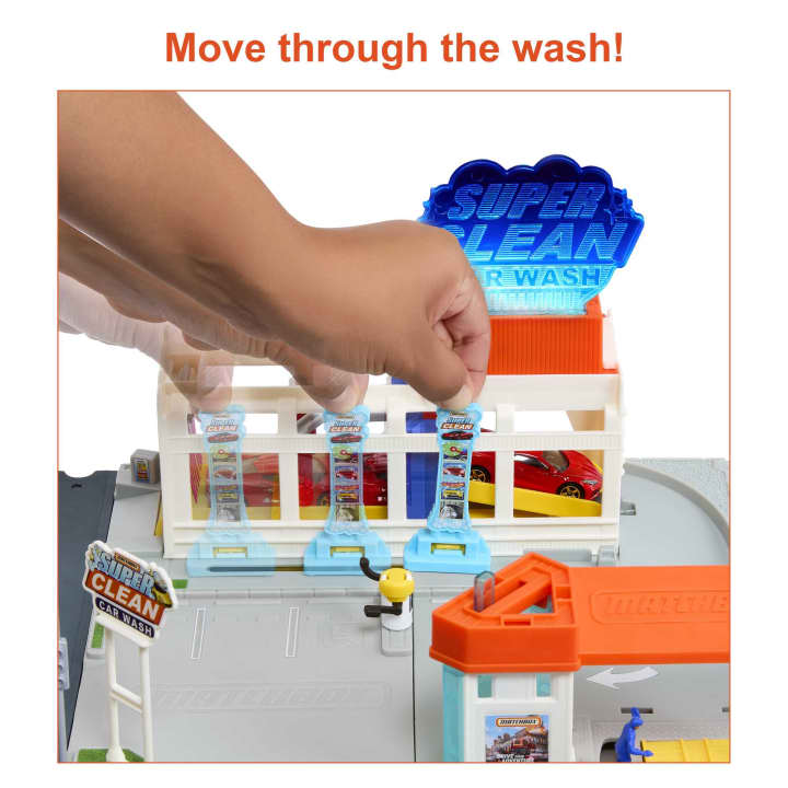 Matchbox Cars Playsets, Super Clean Carwash With 1 Matchbox Car Matchbox Cars Playsets, Super Clean Carwash With 1 Matchbox Car