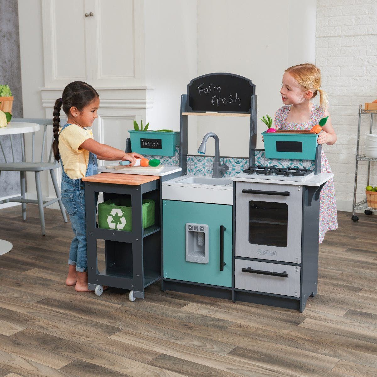 Garden Gourmet Play Kitchen with EZ Kraft Assembly Garden Gourmet Play Kitchen with EZ Kraft Assembly