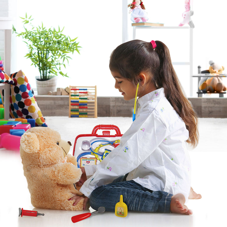 Kidzlane Doctor Kit For Toddlers – 12pcs Play Doctor Set For Kids – 11 Medical Equipment With A Sturdy Medical Kit Carrying Case Kidzlane Doctor Kit For Toddlers – 12pcs Play Doctor Set For Kids – 11 Medical Equipment With A Sturdy Medical Kit Carrying Case