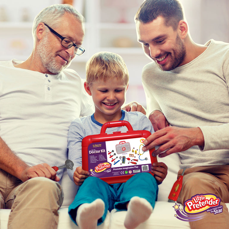 Kidzlane Doctor Kit For Toddlers – 12pcs Play Doctor Set For Kids – 11 Medical Equipment With A Sturdy Medical Kit Carrying Case Kidzlane Doctor Kit For Toddlers – 12pcs Play Doctor Set For Kids – 11 Medical Equipment With A Sturdy Medical Kit Carrying Case