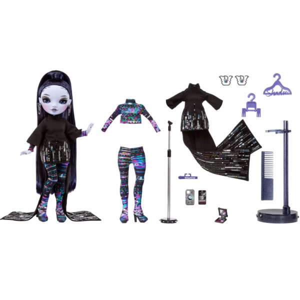 Rainbow High Shadow High Reina “Glitch” Crowne - Midnight Fashion Doll