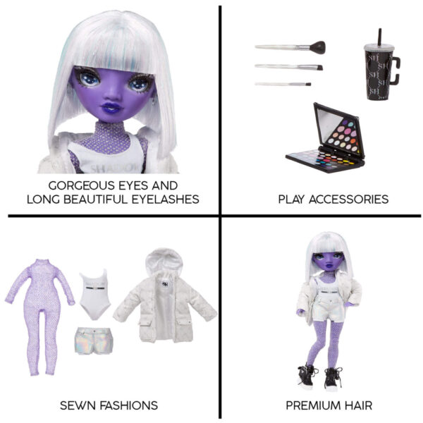 Rainbow High Shadow High Dia Mante - Purple Fashion Doll