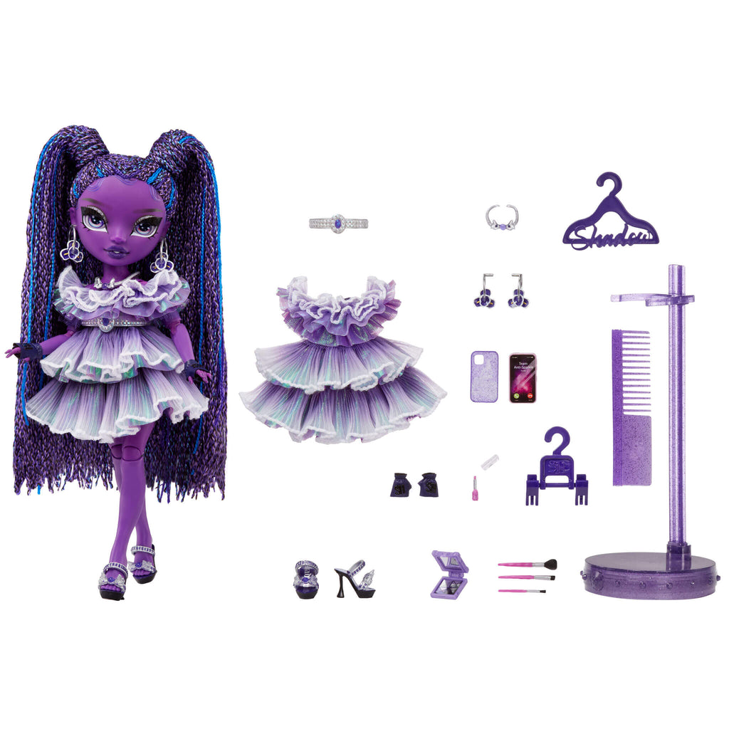 Rainbow High Shadow High Monique Verbena - Dark Purple Fashion Doll Rainbow High Shadow High Monique Verbena - Dark Purple Fashion Doll