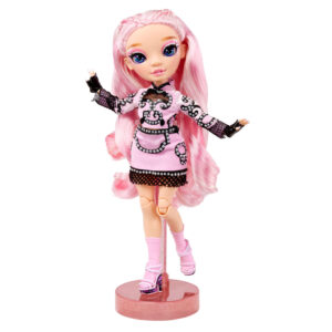 Rainbow Vision Rainbow High Royal Three K-POP – Minnie Choi (Pink Lavender) Fashion Doll