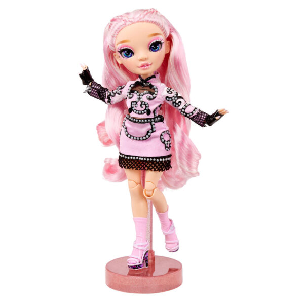 Rainbow Vision Rainbow High Royal Three K-POP – Minnie Choi (Pink Lavender) Fashion Doll