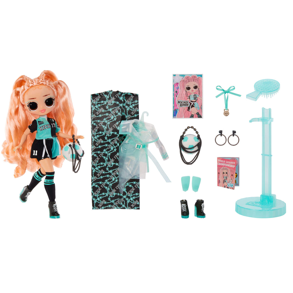 LOL Surprise OMG Sports Fashion Doll Kicks Babe with 20 Surprises LOL Surprise OMG Sports Fashion Doll Kicks Babe with 20 Surprises