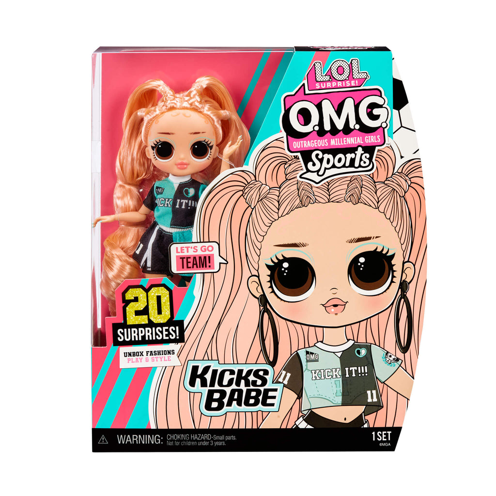 LOL Surprise OMG Sports Fashion Doll Kicks Babe with 20 Surprises LOL Surprise OMG Sports Fashion Doll Kicks Babe with 20 Surprises