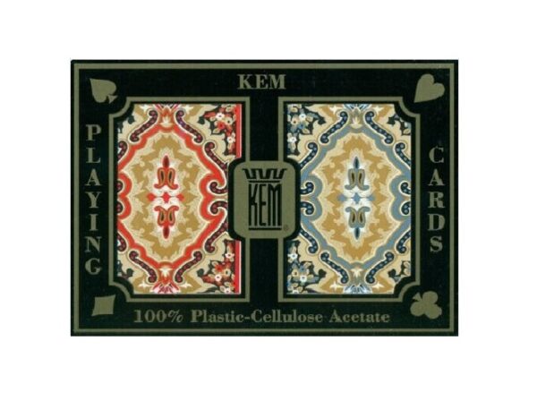 Kem Paisley Playing Cards: Bridge, Regular Index, 2 Deck Set