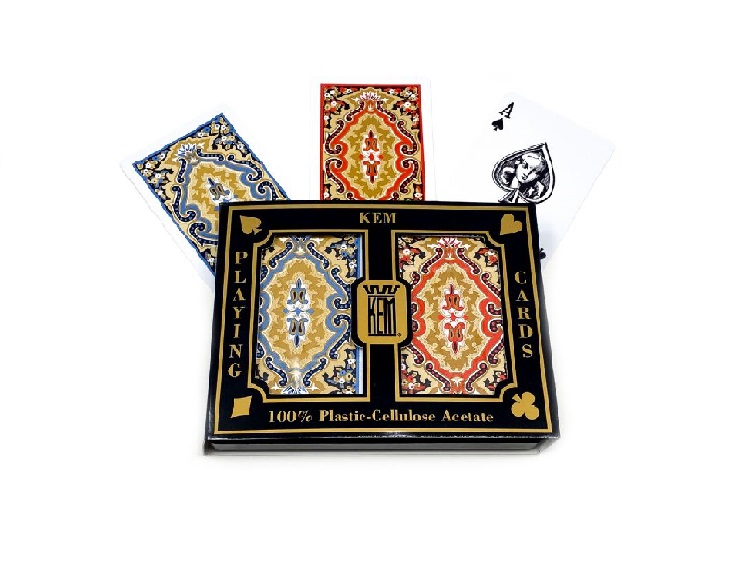 Kem Paisley Playing Cards: Bridge, Regular Index, 2 Deck Set Kem Paisley Playing Cards: Bridge, Regular Index, 2 Deck Set