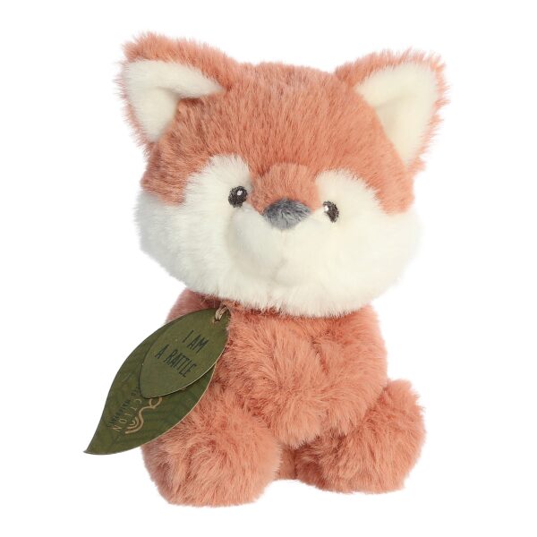ebba - Eco Collection - 6" Fox Kit Rattle