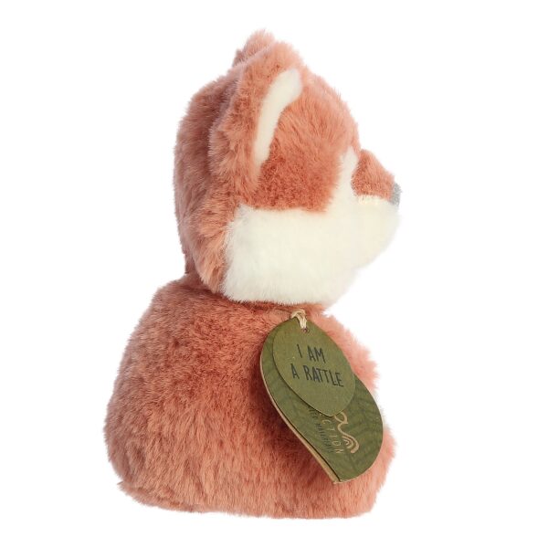ebba - Eco Collection - 6" Fox Kit Rattle